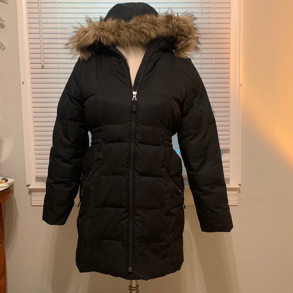 Girl’s Black Land’s End Winter Coat